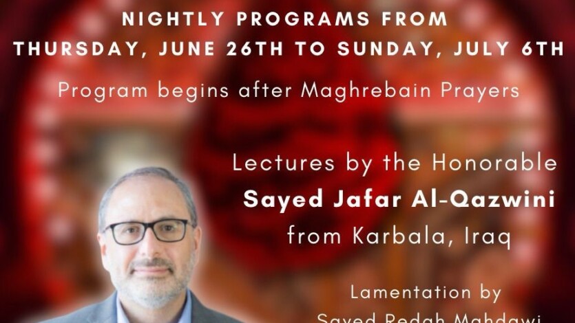 Muharram Nightly Program