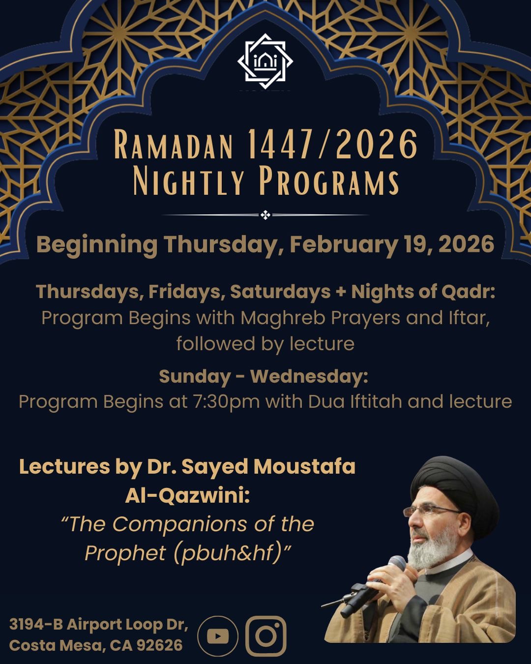 Month of Ramadan Nightly Program